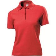 Stedman Polo Women Rød bomull X-Large Dame