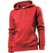 Stedman Sweatshirt Hooded Women Rød X-Large Dame