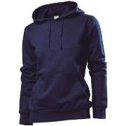 Stedman Sweatshirt Hooded Women Marine Small Dame