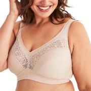 Swegmark BH Cotton Star Soft Bra Beige bomull B 90 Dame