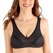 Swegmark BH Net Organic Cotton Soft Bra Svart B 80 Dame