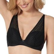 Triumph BH Aura Spotlight Plunge Bra Svart D 70 Dame