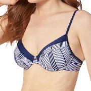 Triumph Summer Waves Underwire Bikini Bra Blå Mønster B 36 Dame