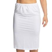 Trofe Slip Skirt Long Hvit Medium Dame