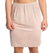 Trofe Slip Skirt Short Beige Small Dame