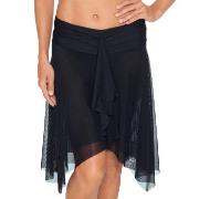 Wiki Basic Beach Skirt Svart polyester Medium Dame