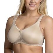 Miss Mary Smooth Lacy Moulded Soft Bra BH Beige B 90 Dame