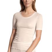 Calida True Confidence Shirt Short Sleeve Benhvit X-Small Dame