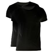 Gant 2P Basic Crew Neck T-Shirt Svart bomull Medium Herre