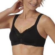 Triumph BH Modern Lace Cotton Soft Bra Svart C 80 Dame