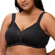 Triumph BH Modern Lace Cotton Soft Bra Svart C 105 Dame