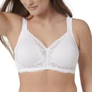 Triumph BH Modern Lace Cotton Soft Bra Hvit E 75 Dame