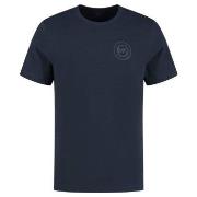 Michael Kors Peached Jersey Crew Neck T-shirt Mørkblå bomull Large Her...