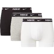 Nike 3P Everyday Essentials Cotton Stretch Trunk Svart/Grå bomull X-La...