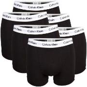 Calvin Klein 6P Cotton Stretch Trunks Svart/Hvit bomull Large Herre