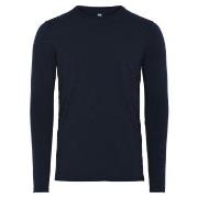 Dovre Organic Wool Long Sleeve Shirt Marine merinoull XX-Large Herre