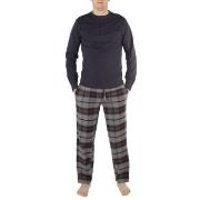 Jockey Pyjama 11 Mix Cotton Blå/Grå bomull X-Large Herre
