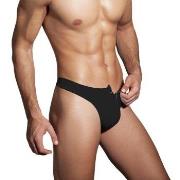 Doreanse Men Zip Slip String Svart X-Large Herre