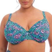 Elomi Electric Savannah UW Plunge Bikini Top Leopard I 80 Dame