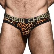 Andrew Christian Almost Naked Plush Leopard Brief Leopard polyester X-...