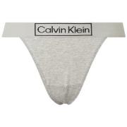 Calvin Klein Truser Reimagined Heritage High Leg Thong Grå Small Dame