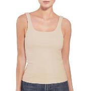 Bread and Boxers Women Tank Top With Scoop Back Beige økologisk bomull...