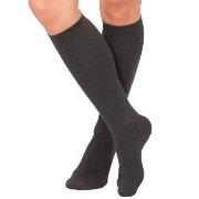 Trofe Cotton Knee Socks Strømper Grå Str 39/42 Dame