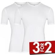 Dovre 2P Organic Cotton T-shirt Hvit økologisk bomull Small Herre