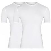 Dovre 2P Organic Cotton T-shirt Hvit økologisk bomull XX-Large Herre