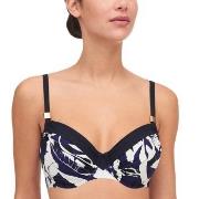 Femilet Honduras Underwired Bikini Bra Blå/Hvit D 75 Dame