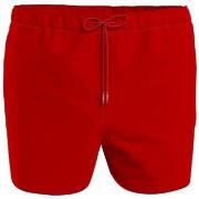 Tommy Hilfiger Badebukser Solid Swimshorts Rød Small Herre