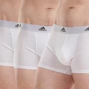 adidas 3P Active Flex Cotton Trunk Hvit bomull X-Large Herre