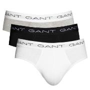 Gant 3P Cotton Stretch Briefs Svart/Hvit bomull Medium Herre