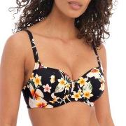 Freya Havana Sunrise UW Bikini Top Svart mønstret nylon F 65 Dame