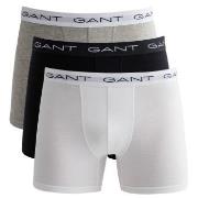 Gant 3P Cotton Stretch Boxer Svart/Hvit bomull X-Large Herre