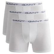 Gant 3P Cotton Stretch Boxer Hvit bomull XX-Large Herre
