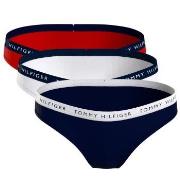 Tommy Hilfiger Truser 3P Recycled Essentials Bikini Rød/Blå  Small Dam...