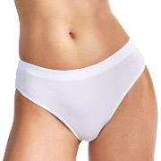 Bread and Boxers High Waist Brief Truser Hvit modal Medium Dame