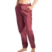 Bread and Boxers Organic Sweatpant Vinrød  økologisk bomull Small Dame