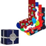 Happy socks Strømper 4P Holiday Vibes Gift Box Mixed bomull Str 36/40