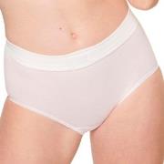 Sloggi Truser 2P Double Comfort Maxi Multi Hvit bomull 50 Dame