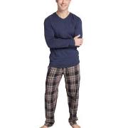 Jockey Pyjama 11 Mix Blå/Brun X-Large Herre