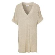 Damella Knitted Lounge Tunic Beige Large Dame