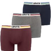 Levis 3P Boxer Brief Giftbox Mixed bomull Small Herre