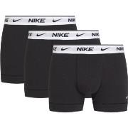 Nike 3P Everyday Essentials Cotton Stretch Trunk Svart/Hvit bomull Med...
