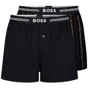 BOSS 2P EW Boxer Shorts Svart polyester Medium Herre