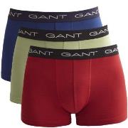 Gant 3P Trunk Rød/Grønn bomull Small Herre