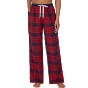 DKNY Just Checking In Sleep Pant Rød Mønster Small Dame