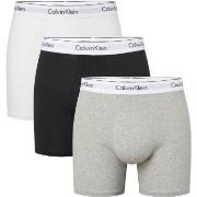 Calvin Klein 3P Modern Cotton Stretch Boxer Brief Grå/Svart bomull Lar...