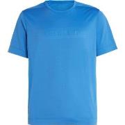 Calvin Klein Sport Logo Gym T-Shirt Blå polyester Large Herre